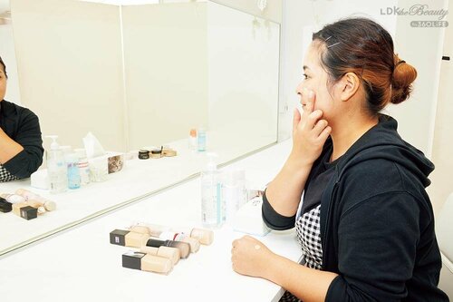 テスト3：テクレス度 美容液ファンデーションおすすめ イメージ