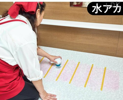 テスト1：水アカの汚れ落ち 掃除用電動ブラシおすすめ イメージ