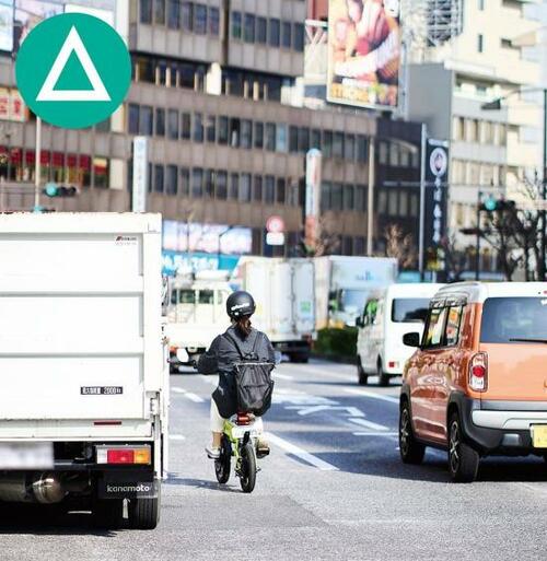 惜しいポイント1:交通量の多い道だとちょっとコワい イメージ2