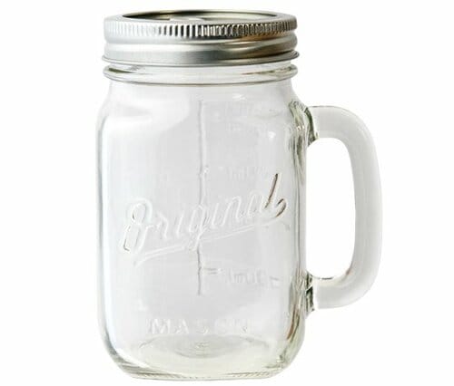 メイソンジャー:ストロー用タンブラー:ビールマグ