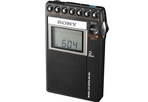 ソニー:ICF-R354M:防災用品:ラジオ