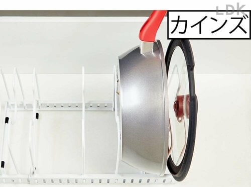入れるモノの幅にピッタリ合わせられる イメージ2