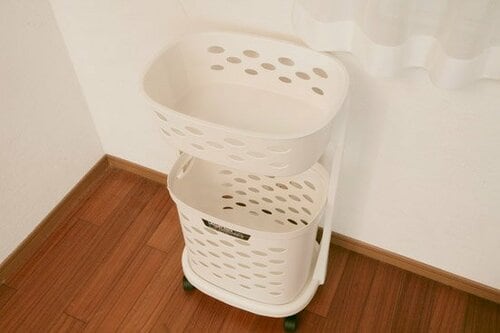 同じくタテ置きタイプ下段にたっぷり収納できます イメージ2