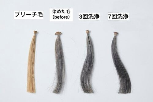 テスト1:カラーキープ力 アッシュシャンプーおすすめ イメージ