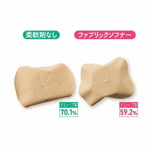 仕上がり:布がやわらかく垂れ下がる 柔軟剤おすすめ イメージ