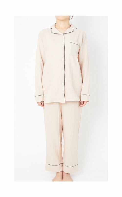 ベーシックで着やすいデザイン レディースパジャマおすすめ イメージ