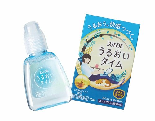 ライオン「スマイル うるおいタイム 第3類医薬品」 ドライアイ用目薬おすすめ イメージ