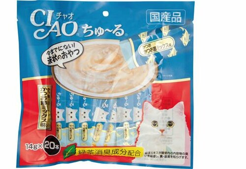 いなばペットフード:CIAO:ちゅ~る:かつお:かつお節ミックス:キャットフード:ペットフード:ネコ