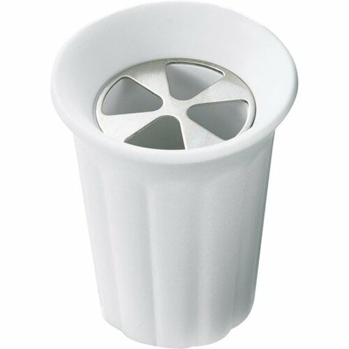 ニトリ:珪藻土ハブラシスタンド 丸（ホワイト）:歯ブラシ立て