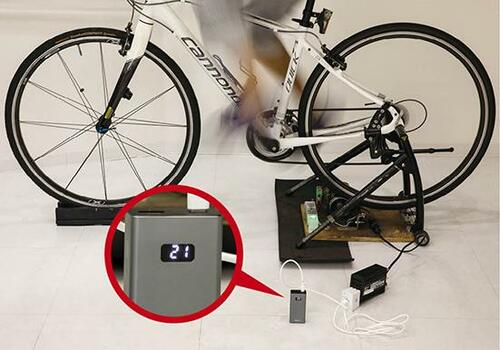 5分間の発電量はカセットボンベと互角! イメージ