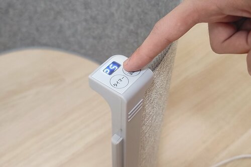 電源ボタンが上部に付いているのは◎だが、しっかりめに押す必要アリ イメージ