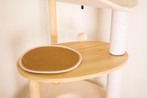天然木を使用していて温かみがある キャットタワーおすすめ イメージ
