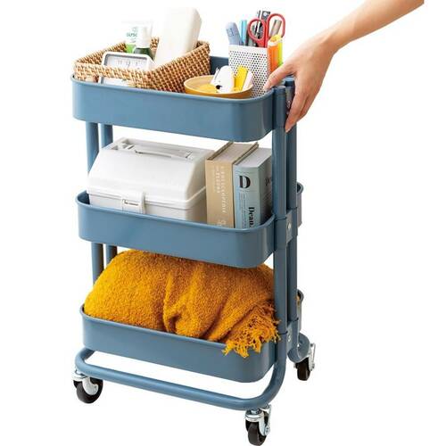 LDKベストバイ収納アイテム・インテリア雑貨おすすめ イケア ロースコグワゴン 28x38x61cm イメージ1