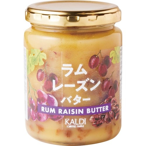 カルディオリジナル「ラムレーズンバター」の製品画像