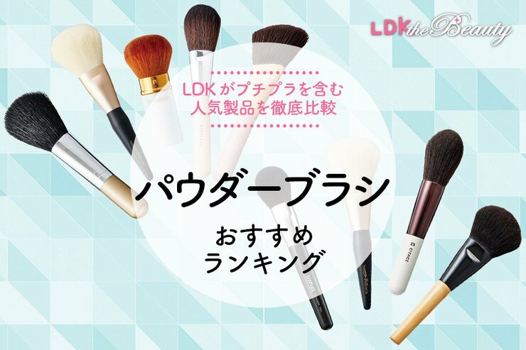 パウダーブラシのおすすめランキング。LDKがプチプラを含む人気商品を徹底比較