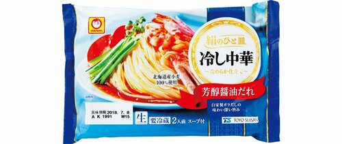 東洋水産:絹のひと皿 冷し中華 芳醇醤油だれ:冷やし麺