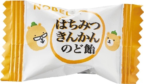 のど飴おすすめ ノーベル製菓 はちみつきんかんのど飴 イメージ2