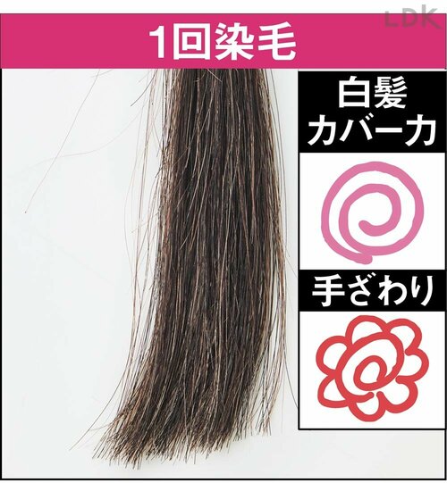 1回染毛 白髪染めトリートメントおすすめ イメージ