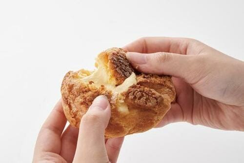 癒やしポイント1:香ばしいシュー生地 イメージ