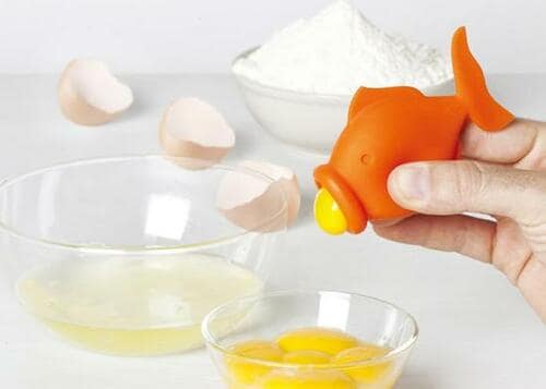 お魚がお菓子作りをサポート 「エッグセパレーター」 イメージ