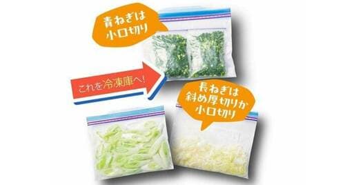 保存期間:約1カ月 野菜の冷凍保存方法おすすめ イメージ