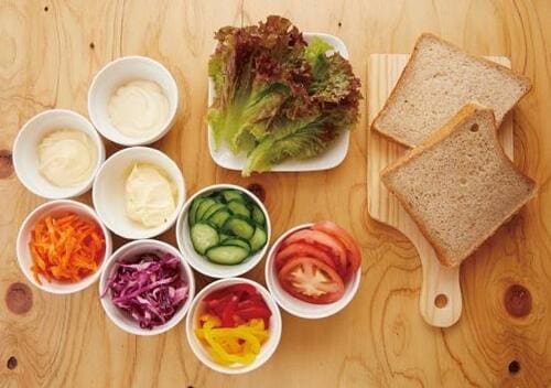 ベジタブル サンドイッチ イメージ