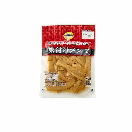 メンマおすすめ トップバリュ 味付けメンマ イメージ