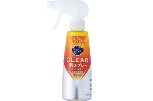 食器用洗剤:家事:油汚れ:泡立ち:食器洗い:手肌:花王:キュキュット CLEAR 泡スプレー