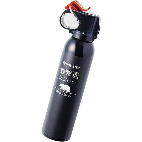 クマ撃退スプレーおすすめ TOP FILM 【もしもに、備える。】 ONE STEP 熊撃 退スプレーSPRAY イメージ