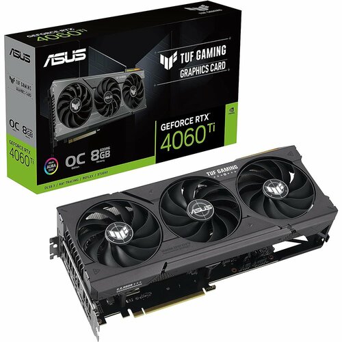 グラフィックボードおすすめ ASUS TUF-RTX4060TI-O8G-GAMING※画像はAmazonより イメージ1