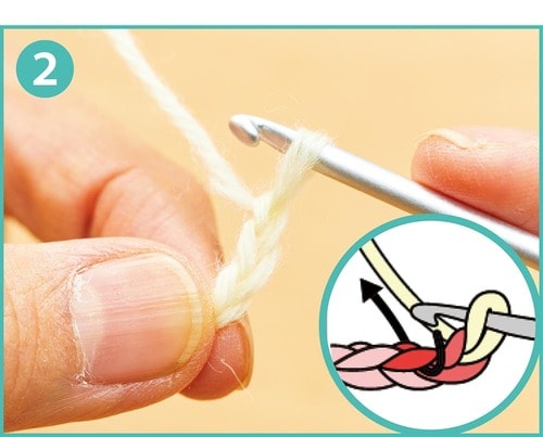 「細編み」の編み方 イメージ2