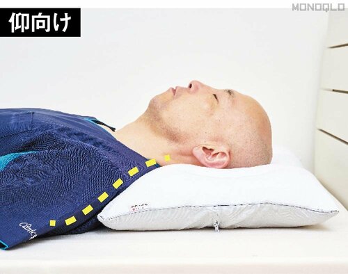 仰向けも横向きもフィットして頭を支える 枕おすすめ イメージ