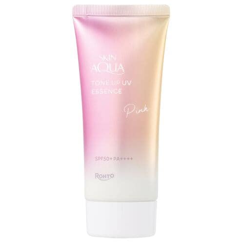 インスタライブおすすめ スキンアクア トーンアップUVエッセンス/ひとめぼれピンク イメージ1