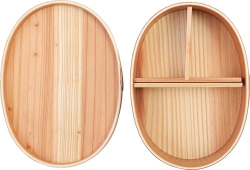  藤代工芸 祭りのええもん 曲げわっぱ 小判弁当箱 ナチュラル イメージ2