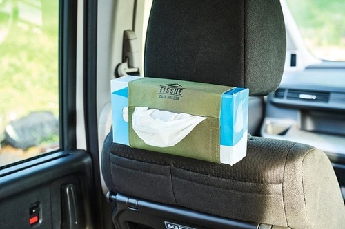 車用ティッシュケース・ホルダーおすすめ セリア(シナップス・ジャパン) ティッシュ ボックスカバー イメージ2