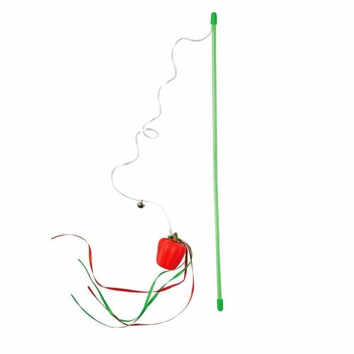 猫用おもちゃおすすめ ペティオ お野菜猫じゃらし パプリカ イメージ1