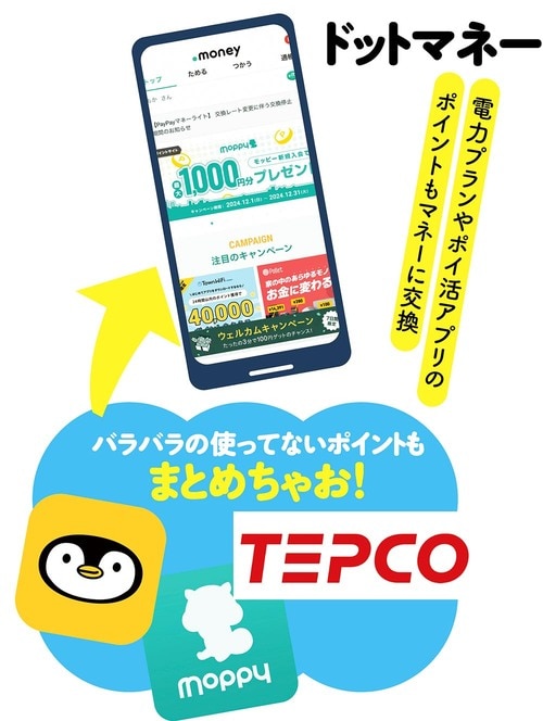 ポイ活テク3：使い道のないポイントをお得に使える【レベル2】 イメージ