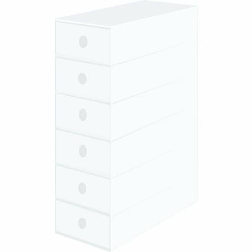 23位: 無印良品「ポリプロピレン小物収納ボックス6段・A4タテ」 収納ボックスおすすめ イメージ