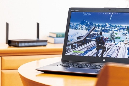 高速通信でゲームの遅延も心配なし イメージ