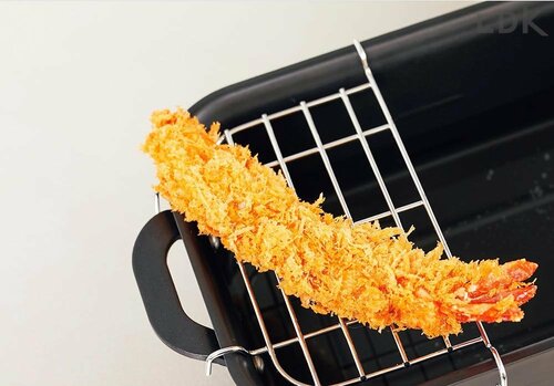 揚げたもののちょい置きができる 角型揚げ鍋おすすめ イメージ