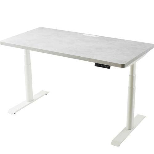 電動昇降デスクおすすめ 山善 電動昇降デスク/ハイエンドモデル(コンセント付き厚型天板/幅140cm) EHD-1470 イメージ