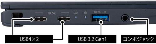 【接続性】HDMIや有線LANなど接続性は完璧！ 小型ノートPCおすすめ イメージ2