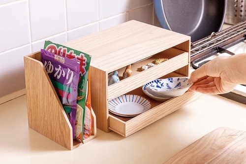 キッチンでの立て収納に活躍 無印良品のおすすめおすすめ イメージ