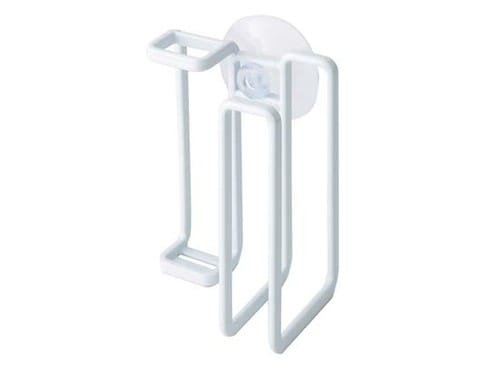 山崎実業:吸盤トゥースブラシ&タンブラーホルダー