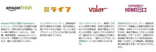 ⑨「Amazonネットスーパー」生鮮食品や日用品のまとめ買いに便利 Amazon Prime Studentおすすめ イメージ