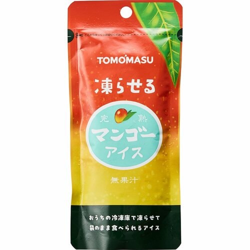 凍らせて食べるゼリー／シャーベットおすすめ 友桝飲料 完熟マンゴーアイス イメージ