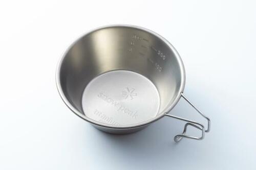 スノーピーク（snow peak）:チタン シェラカップ E-104:キャンプ用食器
