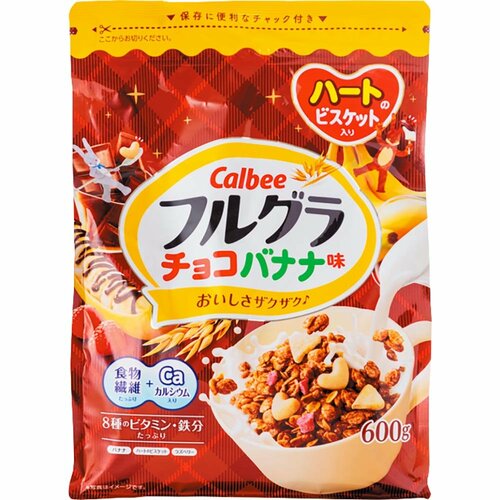 グラノーラおすすめ カルビー フルグラ チョコバナナ味 イメージ1