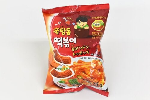 6位: ヘテ 辛ダンドン トッポッキ味スナック 韓国お菓子おすすめ イメージ