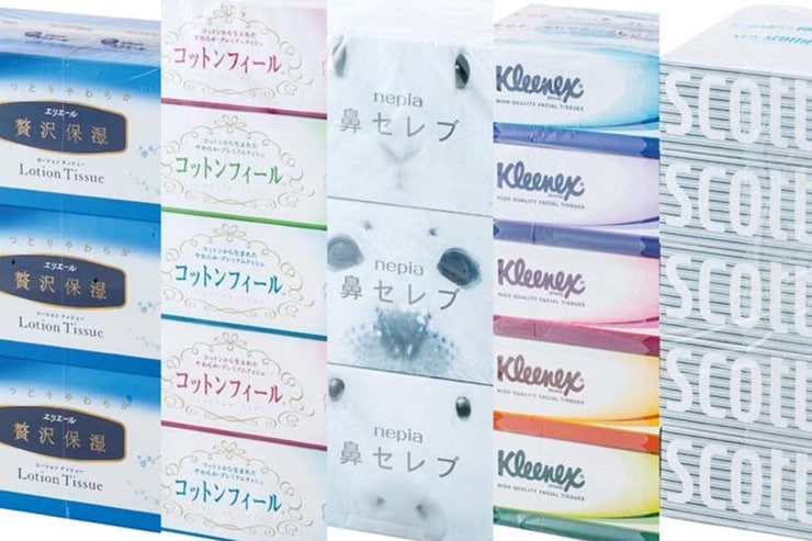 カシミアは5位、贅沢保湿は2位…ティッシュペーパーおすすめランキング15